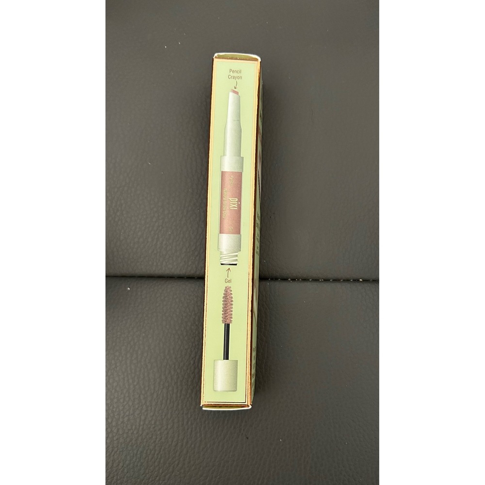 Pixi by Petra Natural Brow Duo 2-in-1 Pencil and Gel Natural Brown NIB 0305